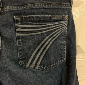 7 For All Mankind DOJO Wide Leg Flare in Elinore